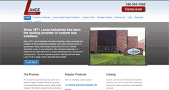 Desktop Screenshot of lancetools.com